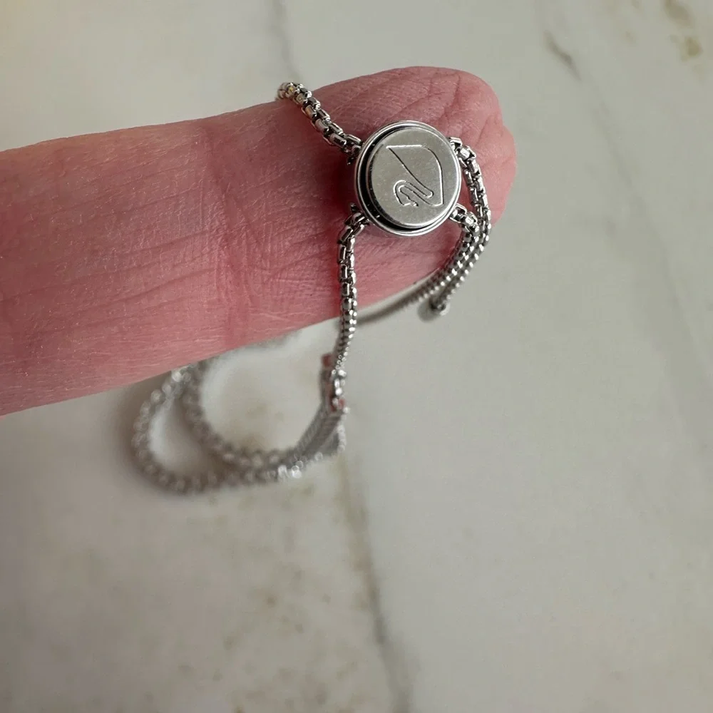Elegant Silver Crystal Bracelet